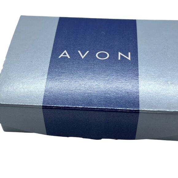 Avon Pearlesque Silver Tone Teardrop Necklace Earring Gift Set in Box Clip 2000 - Picture 6 of 14